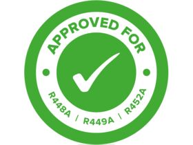 R448A R449A R452A Approval Sticker