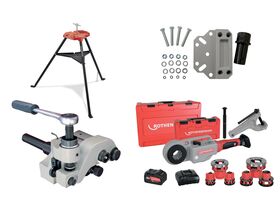 Rothenberger Battery Roll Groover & Thread Kit