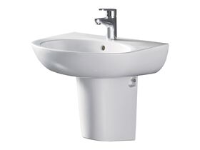 Stella Care Wall-Hung Basin with Integral Shroud 1 Taphole