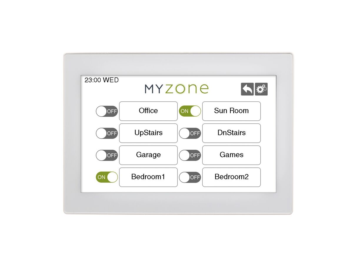 Myzone 2 - 7" White Touch Screen"