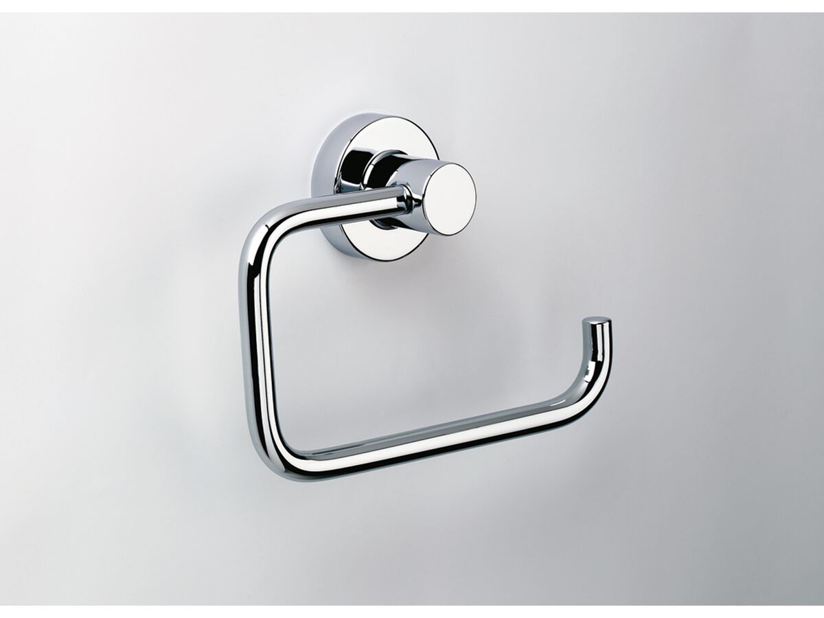 Sonia Tecno Toilet Roll Holder/ Towel Ring Open Chrome from Reece