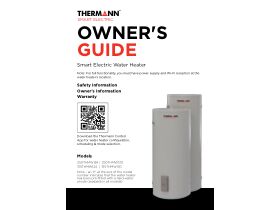 Owner's Guide - Thermann Smart Electric Water Heaters