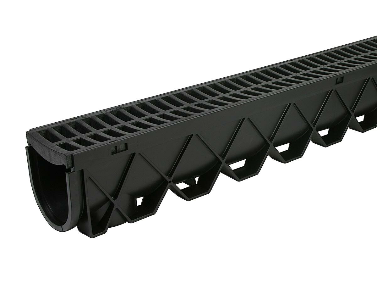 SKYTE® Drain Cover Black Plastic Grid Cover Prevents Blockages To Drains Plastic Gutter Anti Leaf Blockage Guard 