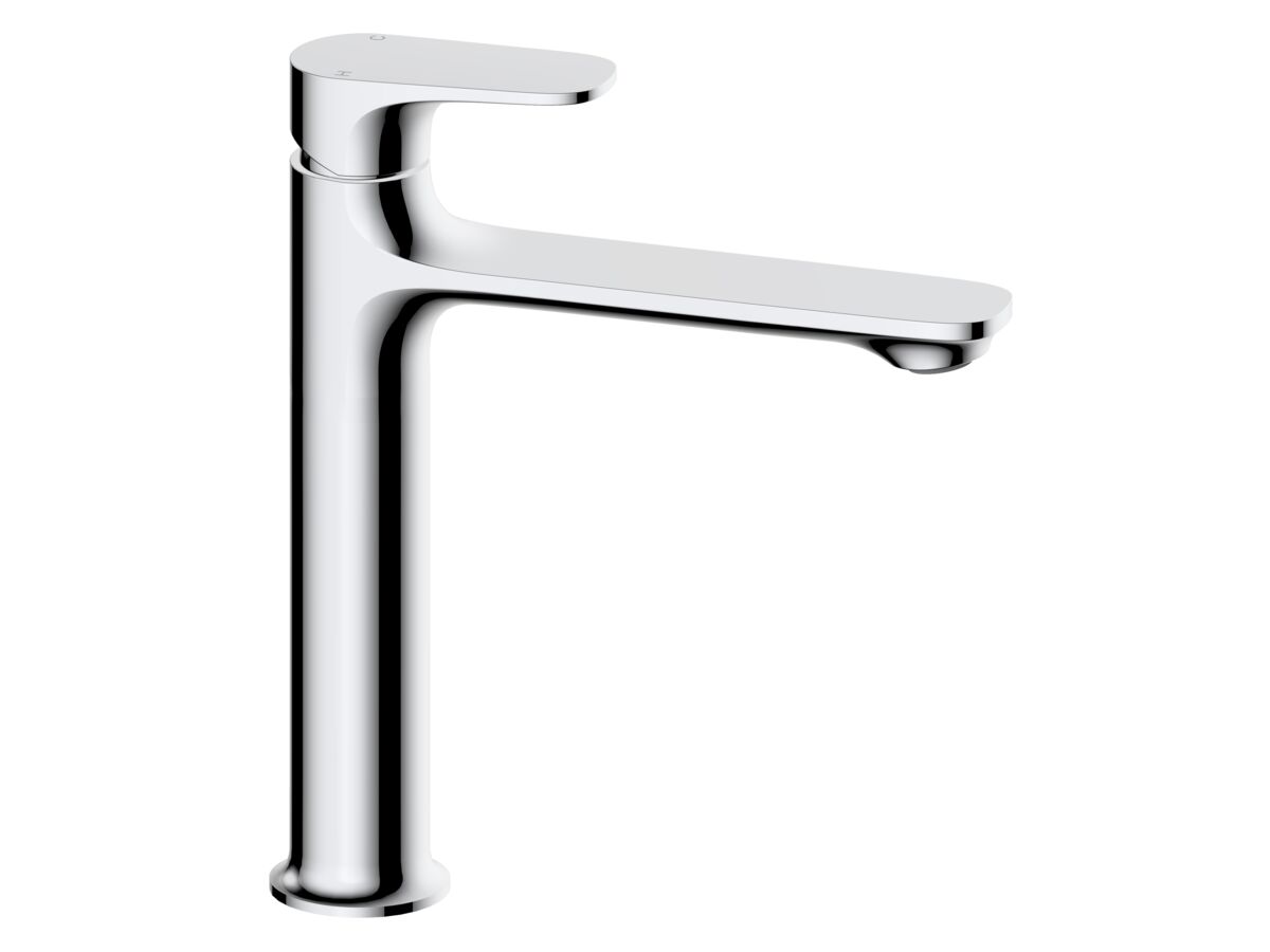 Mizu Silk Medium Height Basin Mixer Tap Chrome (6 Star) Lead Free