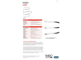 Technical Guide - Kado Lux Curve Heated Towel Rail (Each) Stainless steel