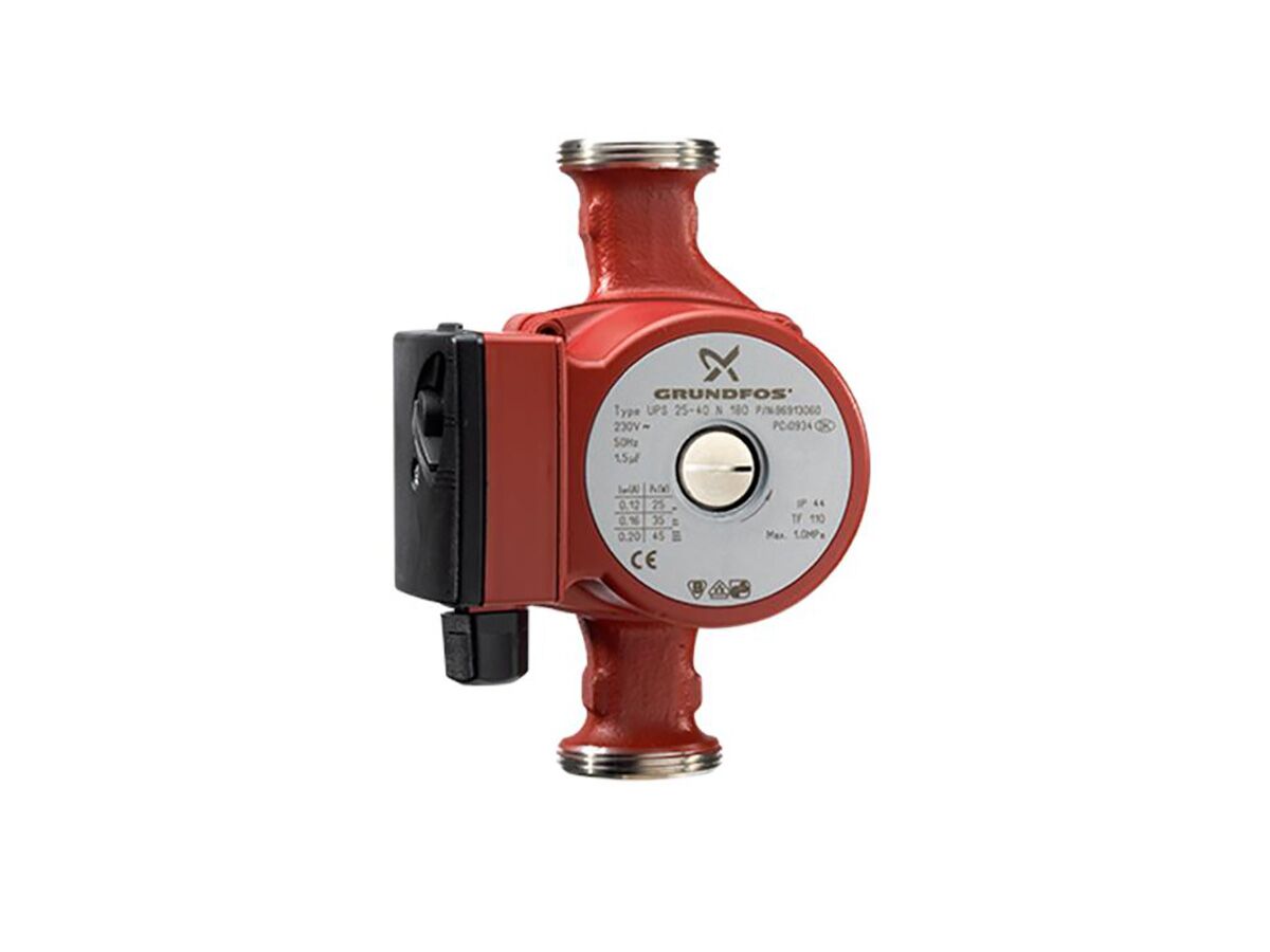 Grundfos UPS 2060 N, 1 Ph, Three Speed, Stainless Steel Hot Water