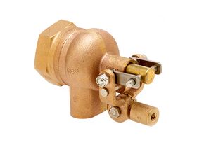 Cast Bronze Float Valve 1 1/2" NPT Female Inlet Free Flow Outlet