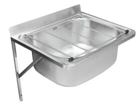 Mas Cleaners Sink With Brackets Stainless Steel