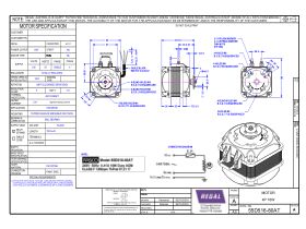 Specification Sheet - Universal Square Fan Motor 16 watt