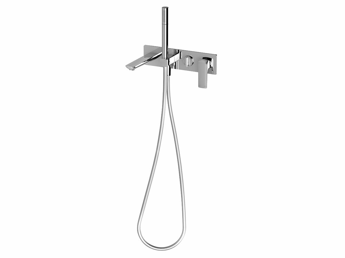 Milli Glance Wall Bath / Shower System (3 Star) Chrome