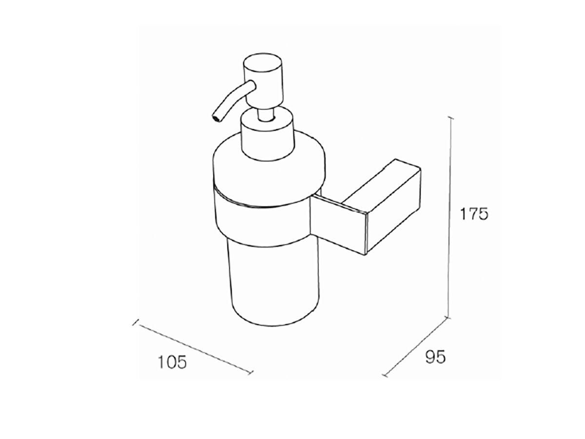Heirloom Mainz Soap Dispenser Chrome