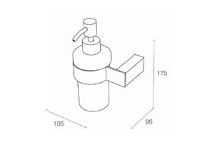 Heirloom Mainz Soap Dispenser Chrome