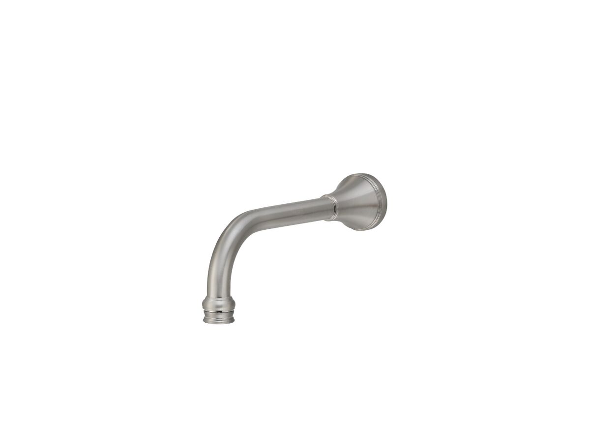 Kado Era Wall Bath Outlet 200mm Brushed Nickel