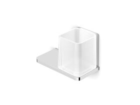 Milli Glance Wall Mount Tumbler with Shelf Chrome