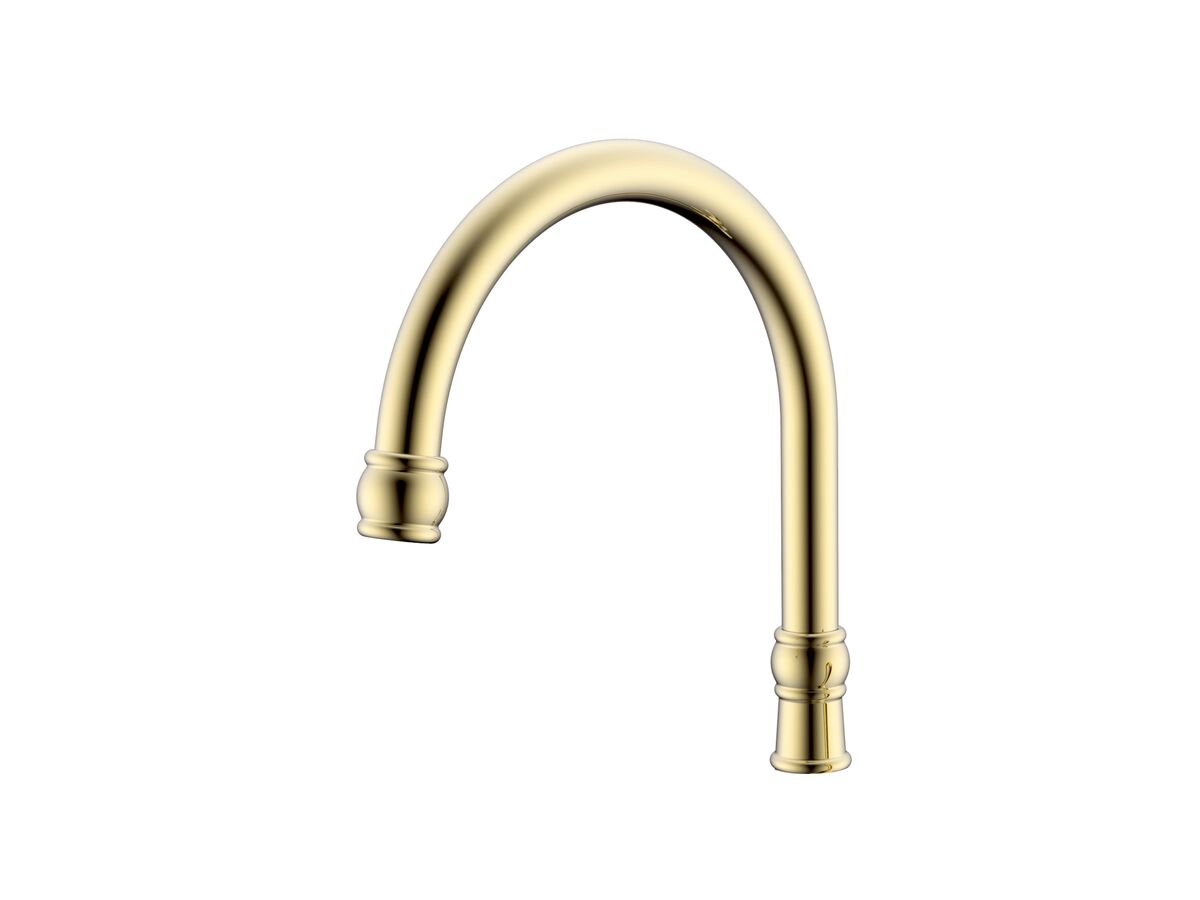 Milli Voir Hob Gooseneck Sink / Spa Outlet Only Brass Gold (4 Star)