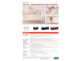 Technical Guide - Kado Era Double Curve All Drawer Vanity