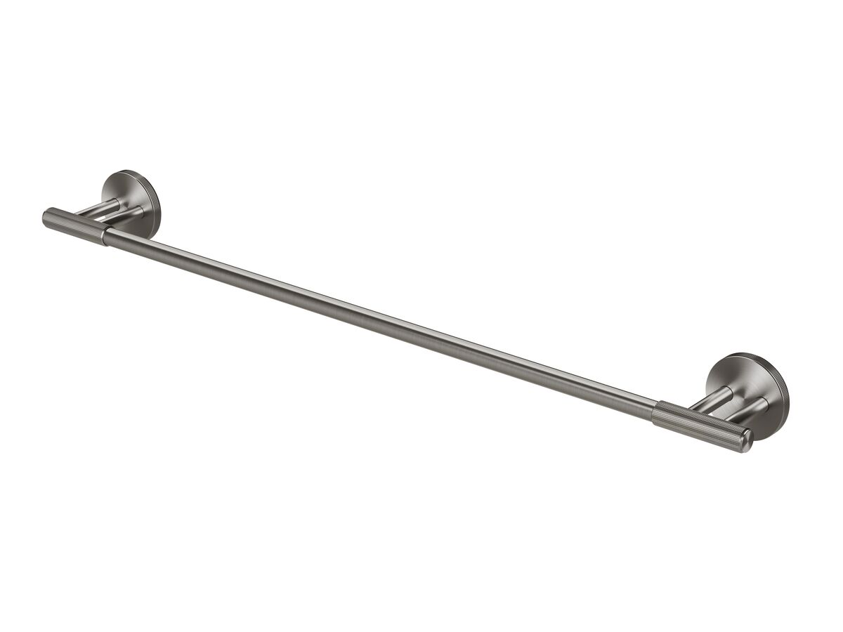 Hero - Milli Marq Edit Single Towel Rail 600mm Brushed Gunmetal