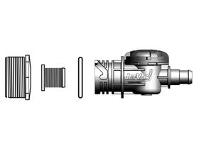 Jet-Vac Universal Wall Fitting Complete