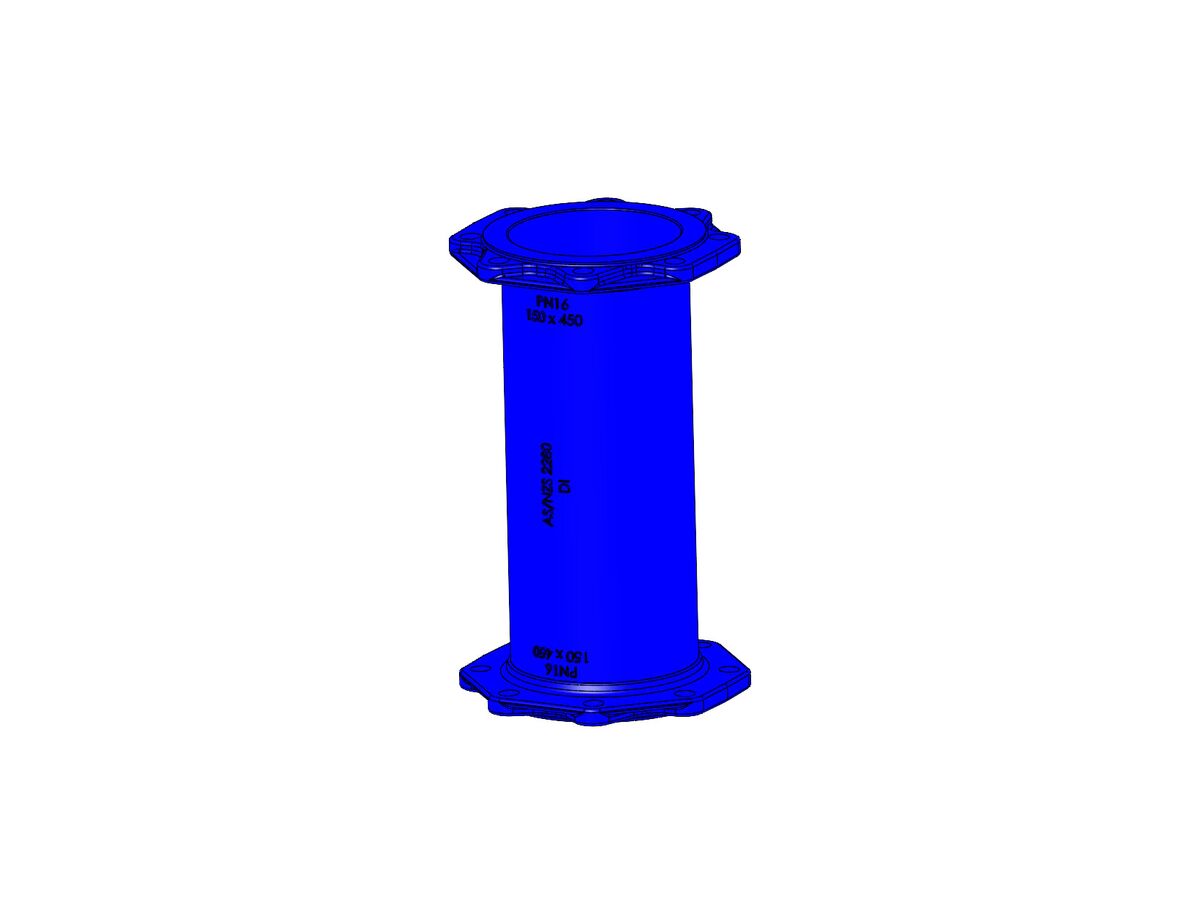 Dimax Hydrant Riser Flange - Flange PN16 B5 150mm x 450mm