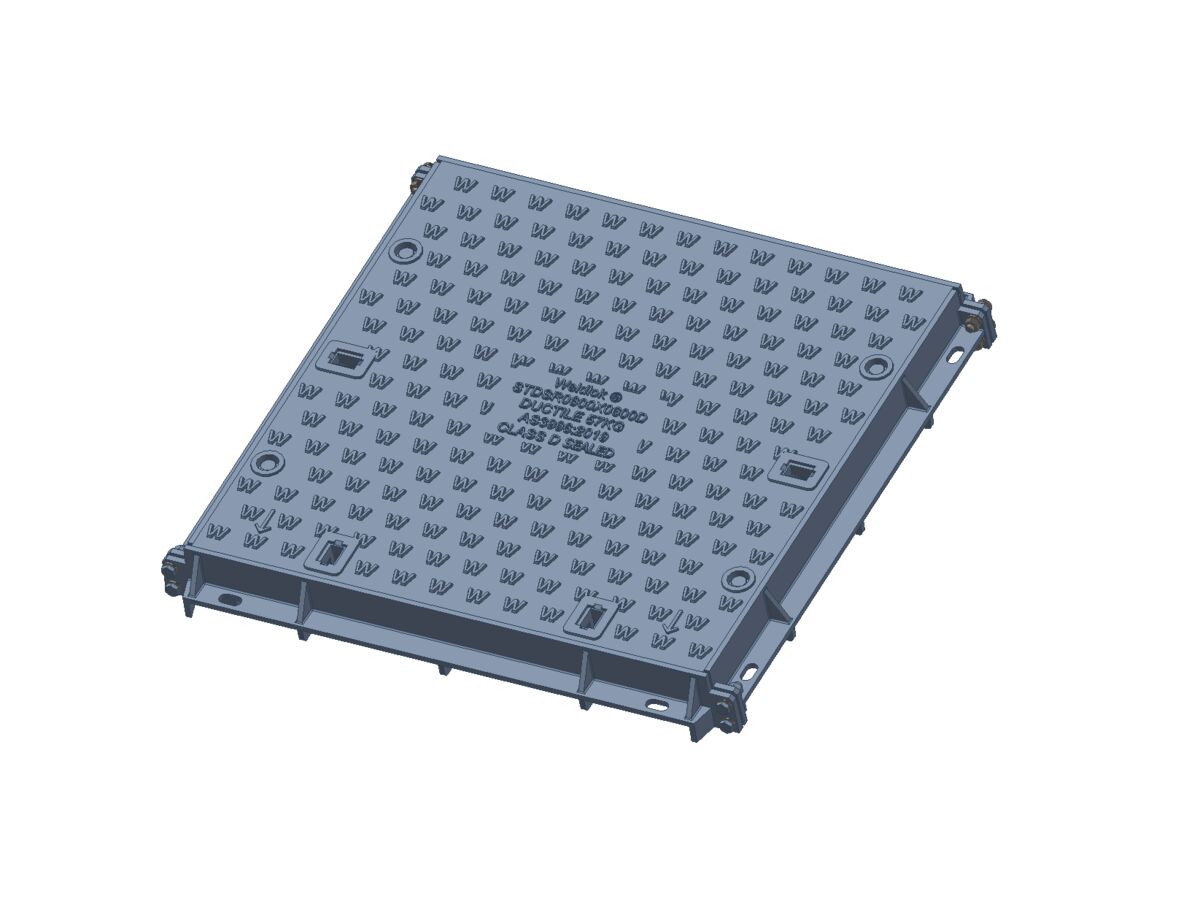 600mm x 600mm Class D Di Solid Top Cover And Frame