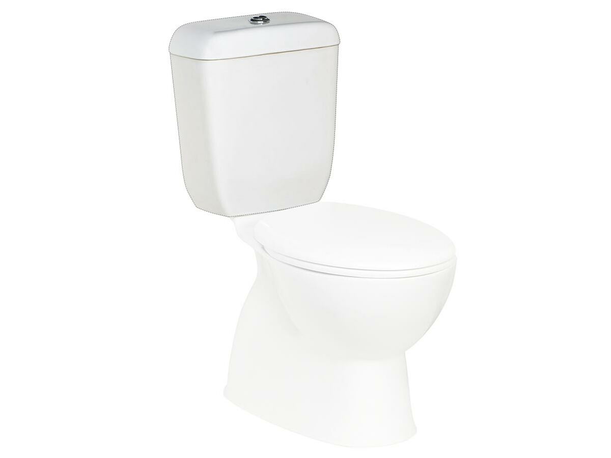 Posh Solus Round Cistern C/C White (4 Star)