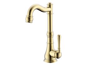 Milli Voir English Basin Mixer Lever Handle Brass Gold (5 Star)