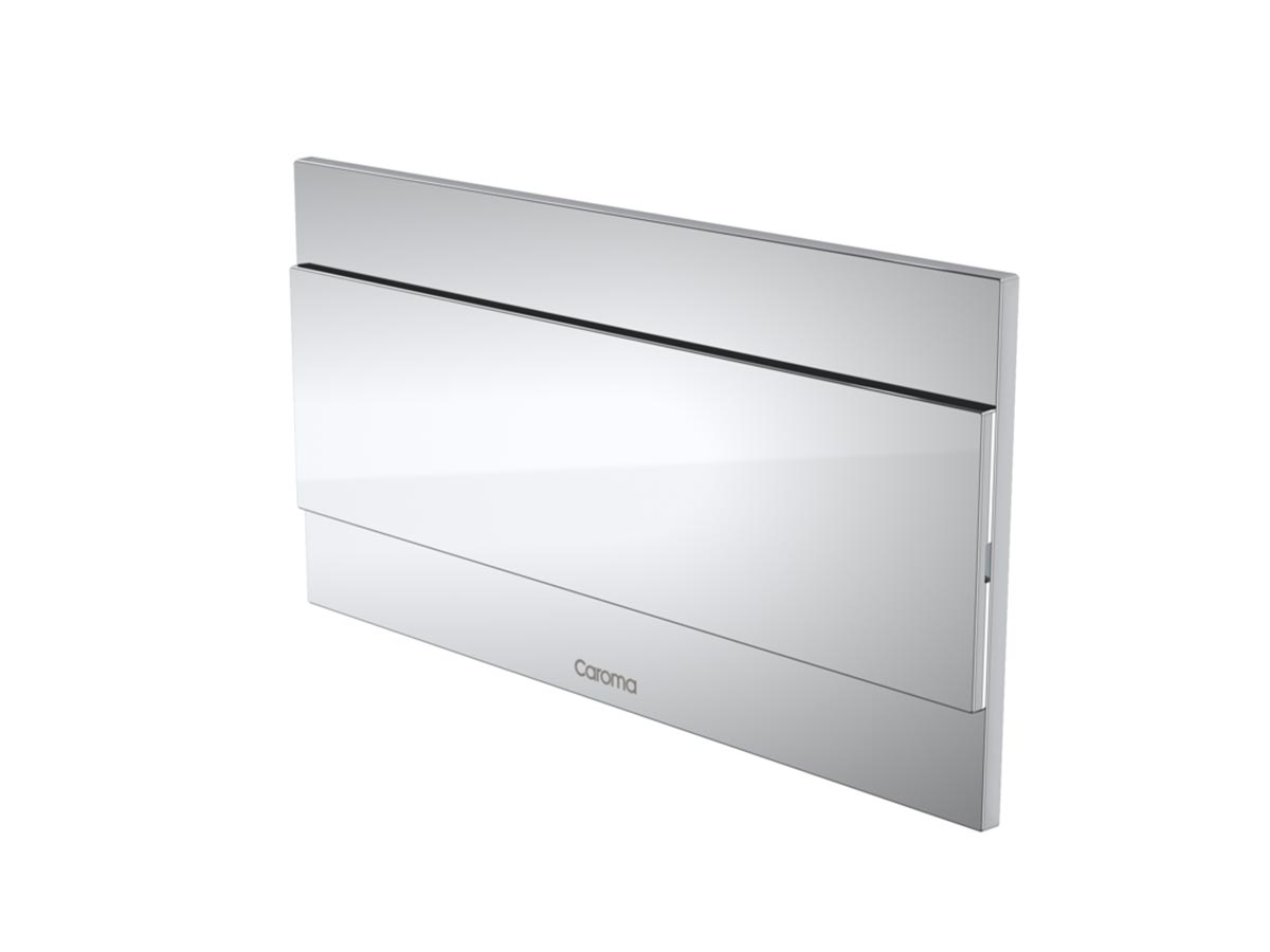 Caroma Invisi II Blank Access Panel Satin Chrome from Reece