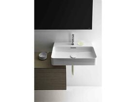 LAUFEN Val Wall Basin with Fixing Bolts with Overflow 1 Taphole 550mm White