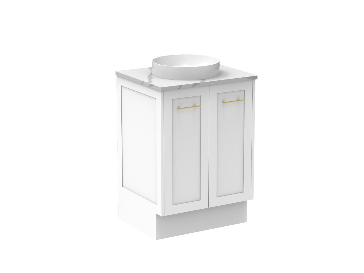 Kado Lux All Door 600mm Centre Bowl Floor Mount Cherry Pie