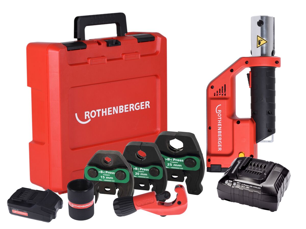 Rothenberger Compact TT B-Press Tool Kit 15mm-25mm