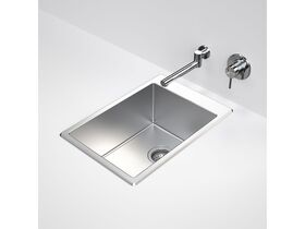 Compass Flushline Tub 35 Litre No Taphole Stainless Steel