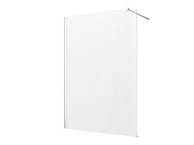 Kado Lux Fixed Shower Screen Panel and Wall Support 1400mm Chrome