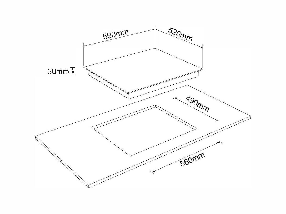 Franke Designer 60cm Electric Induction Cooktop from Reece