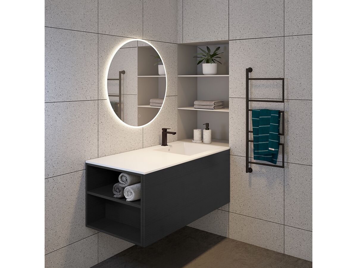 Kado Aspect 600mm Round LED Mirror from Reece