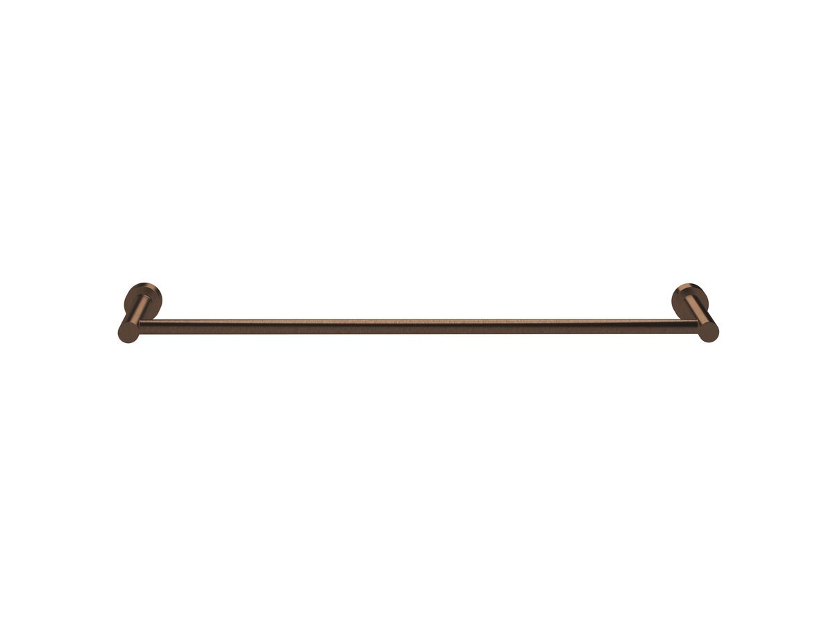 Sussex Scala Single Towel Rail 700mm LUX PVD Brushed Rare Bronze