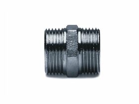FLAT FACE M/M NIPPLE 25MM (5 PACK)