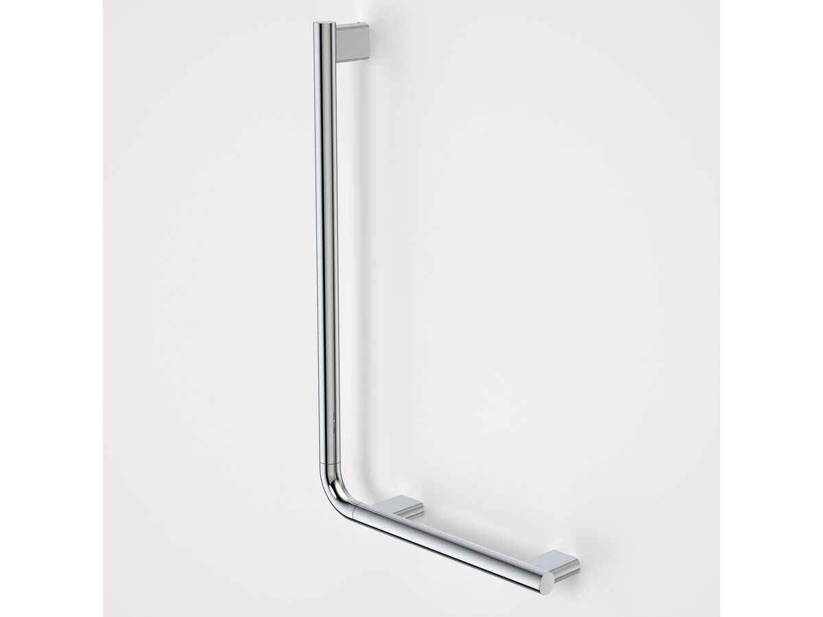 Caroma Opal Support Rail 90 Degree Angled Polished Stainless Steel