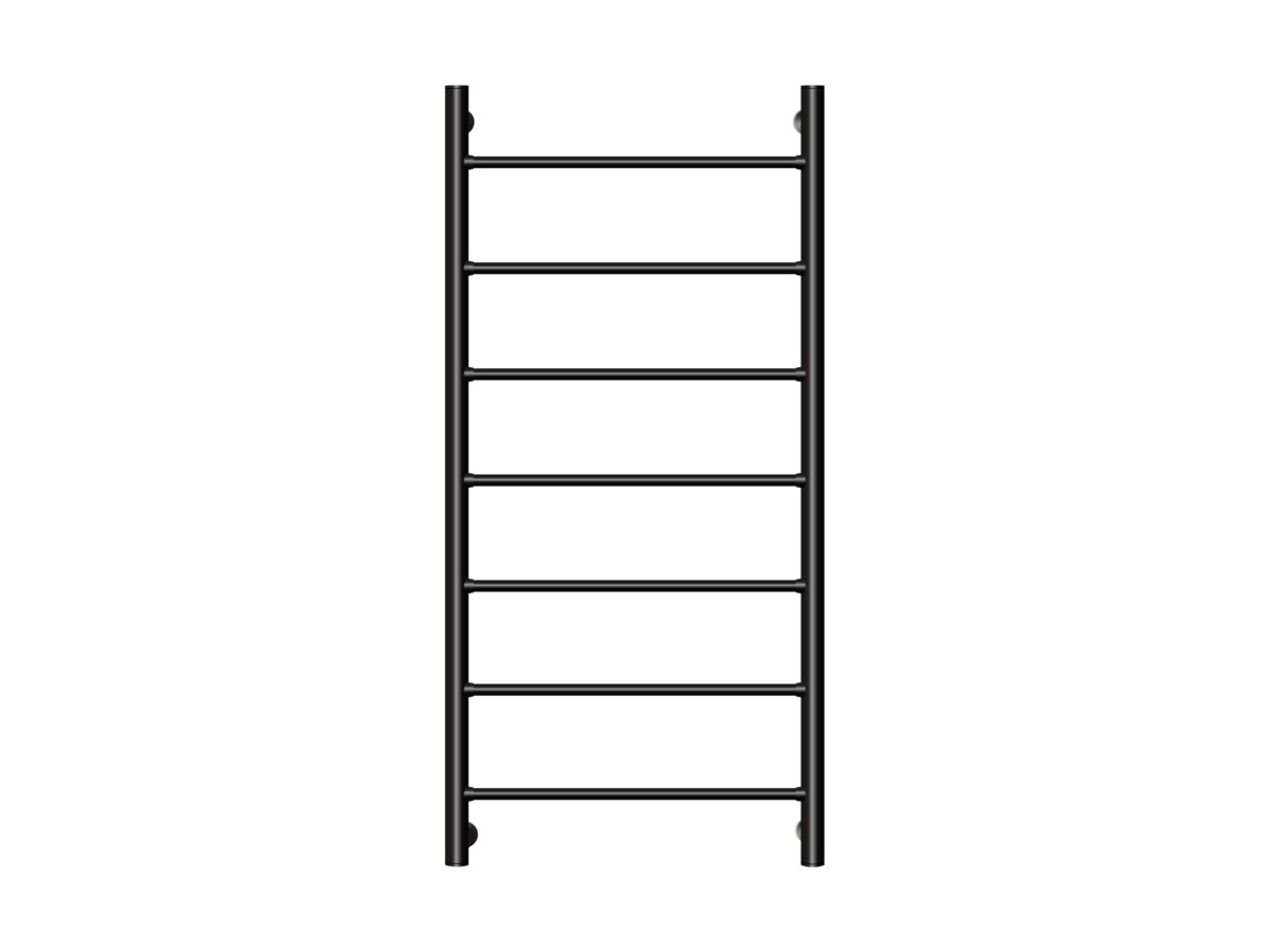 Milli Mood Edit Heated Towel Rail 500 x 1100mm Matte Black from Reece