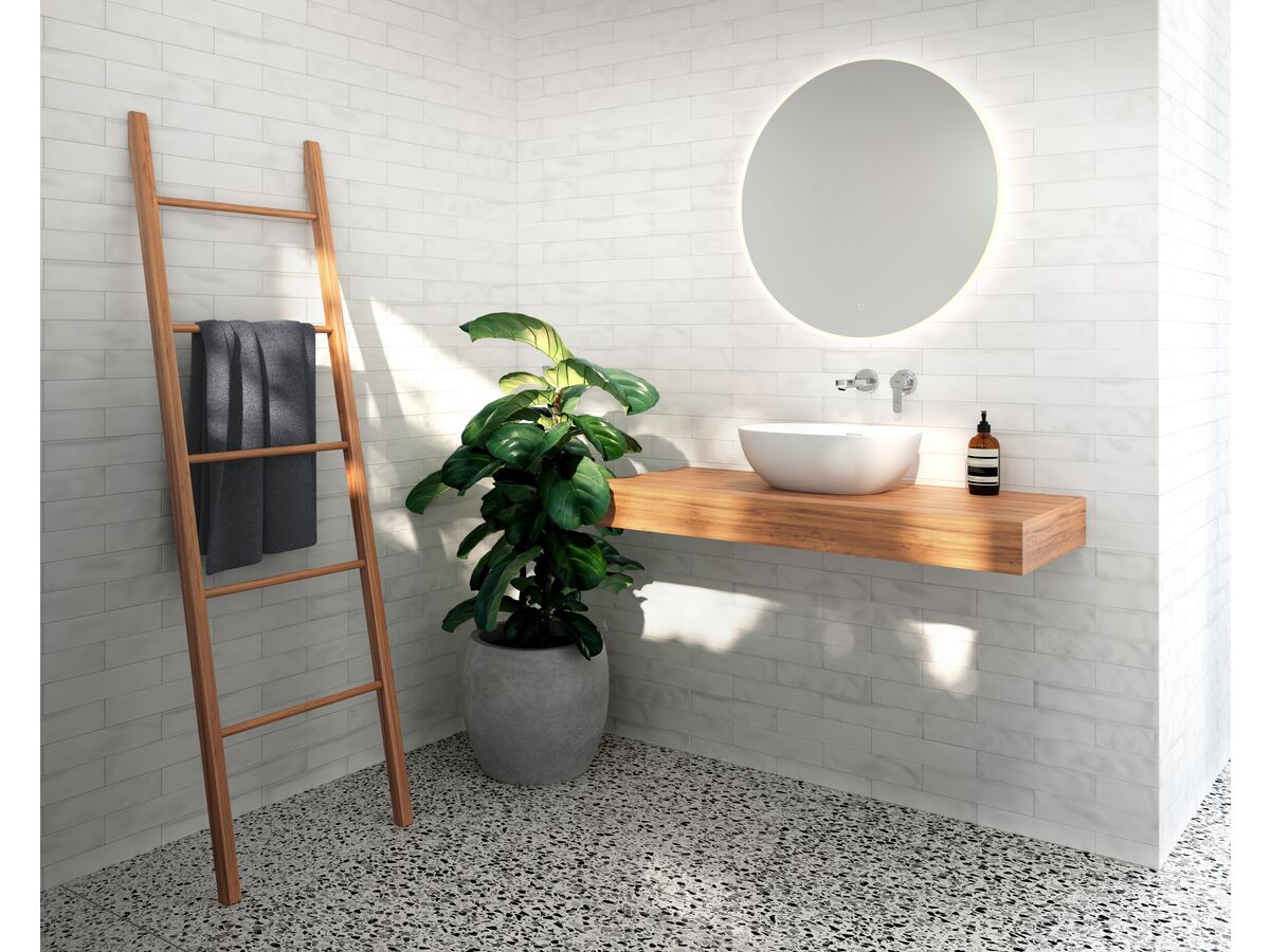 Kado Lussi Basin, Kado Arc Towel Ladder, Bench, Kado Aspect Mirror