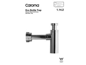 Technical Guide - Caroma Eco Bottle Trap 40mm Black/Chrome Plated