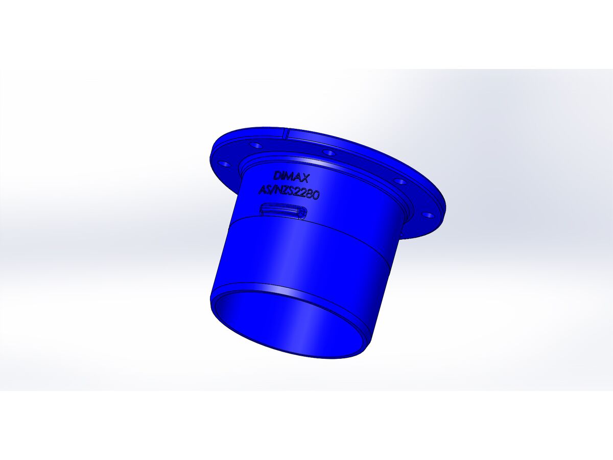 Dimax Connector Spigot-Flanged PN16 B5 200mm from Reece