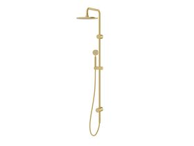 Milli Pure Twin Rail Shower PVD Brushed Gold (3 Star)