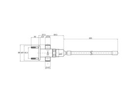 Wolfen Knee Operated Valve Chrome