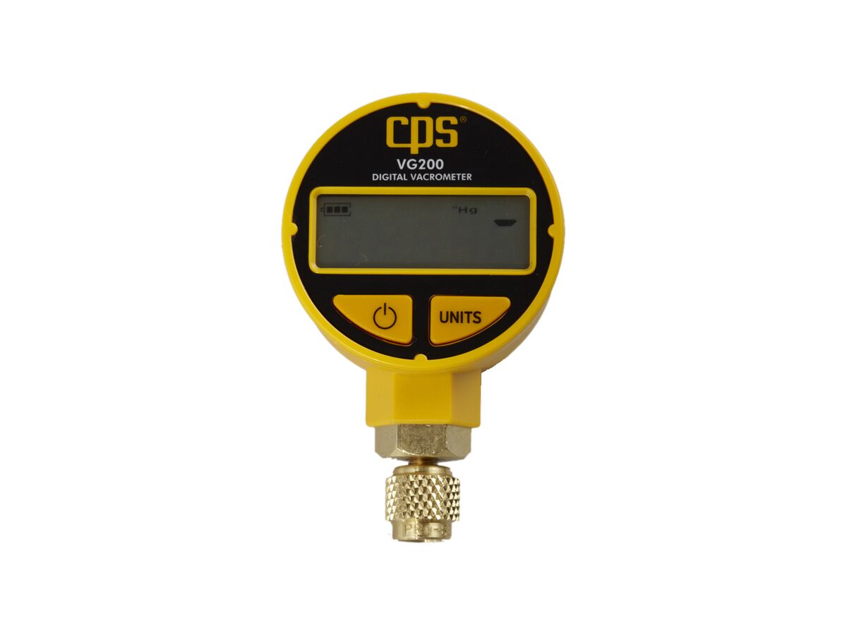 CPS Electric Vacuum Gauge with LCD Digital Read Out