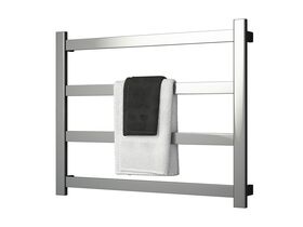 Milli Edge MK2 Heated / Non Heated Towel Rail 900mm x 720mm Polished Stainless Steel