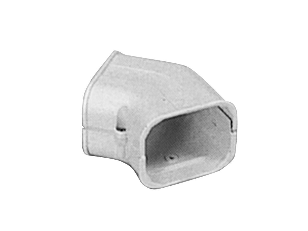 Quikfit Wall Hung Duct 45 Degree Elbow 80mm