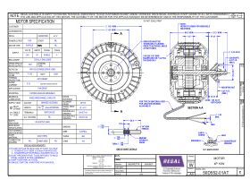 Specification Sheet - Shaded Pol Motor 50D552-01AT
