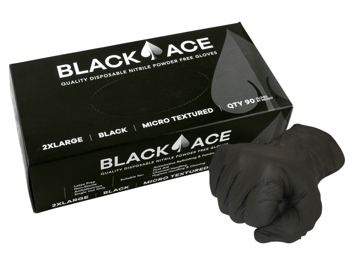 Black Ace Disp Nitrile Glove (100) Xl from Reece
