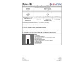 Specification Sheet - Hotrun X24