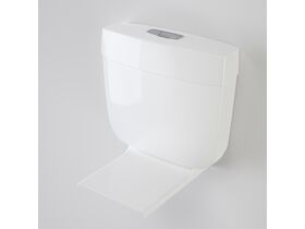 Caroma Slimline Cistern 4.5/3 (Adjustable) with Seat Almond Ivory (4 Star)